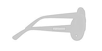 Lunettes de Soleil pour femme en plastique Besllay - Marquage branche droite