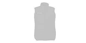 Bodywarmer matelassé homme en polyester Pallaggia - Marquage poitrine droite