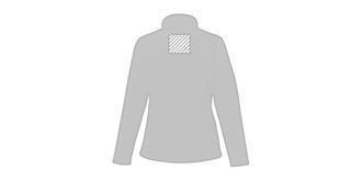 Veste pour femme en polyester de couleur noir Orio - Marquage Verso