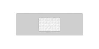 Serviette en polyester avec housse en PET Rimus - A l'avant