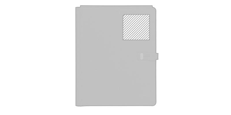 OBG.PUB - Porte-Documents power bank en Polyester Helmut - Marquage Recto Porte-Documents power bank en Polyester Helmut - Marquage Recto