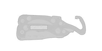 Outil multifonction en acier inoxydable Bortch - Marquage Recto