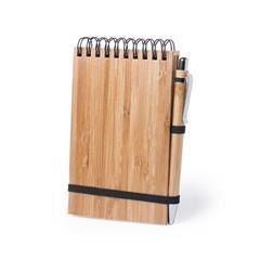OBG PUB - Carnet de notes A6 avec stylo en bambou Specy