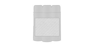 Gourde isotherme de 500 ml en acier Tanchy - Marquage autour