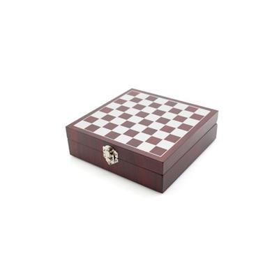OBG.PUB - Set Vin original avec jeu d'échec en Bois Chessty Bois Set Vin original avec jeu d'échec en Bois Chessty Bois