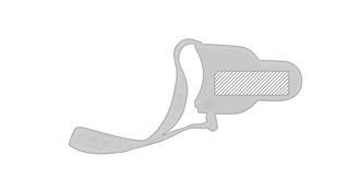 Mètre ruban rétractable en PVC Silua - Marquage Verso