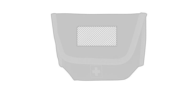 OBG.PUB - Kit urgence de 17 accessoires en 600D Redcry - Marquage Recto Kit urgence de 17 accessoires en 600D Redcry - Marquage Recto