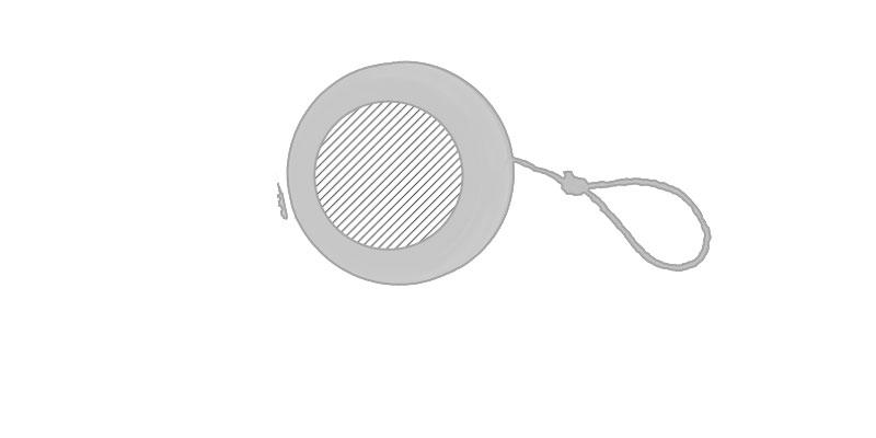 OBG.PUB - Yoyo en bois/ficèle élastique 75 cm Curto - Marquage Recto Yoyo en bois/ficèle élastique 75 cm Curto - Marquage Recto