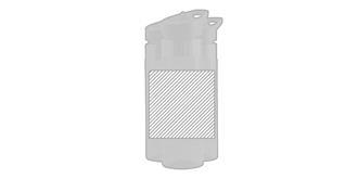 Bidon de 650 ml en Tritan résistant Halmis - Marquage autour