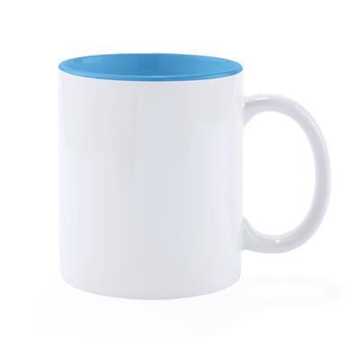 OBG.PUB - Tasse en céramique de couleur blanc Loomta Bleu Tasse en céramique de couleur blanc Loomta Bleu