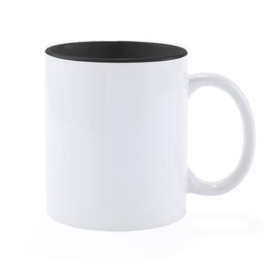OBG.PUB - Tasse en céramique de couleur blanc Loomta Noir Tasse en céramique de couleur blanc Loomta Noir