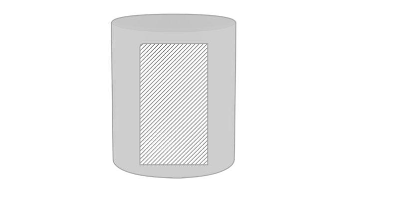 OBG.PUB - Tasse en céramique de couleur blanc Loomta - Marquage Recto Tasse en céramique de couleur blanc Loomta - Marquage Recto