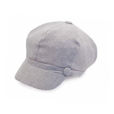 Casquette en matière de lin pour femme Dana Gris
