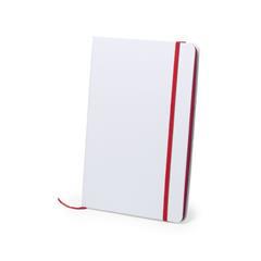 OBG PUB - Carnet A5 avec couverture en coton rigide blanc Wu