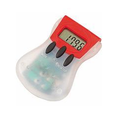 Podomètre en matière plastique recyclé Stepro