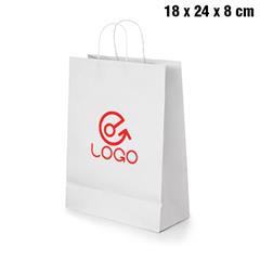 OBG PUB - Sac en papier mini format Blanco