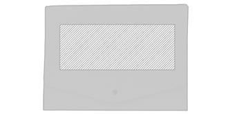 Porte-documents en carton recyclé Darmanie - Marquage Recto