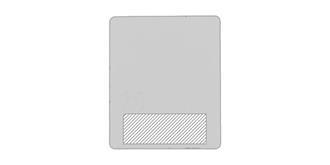 Mini puzzle forme carré en plastique Mazingo - Impression Bas