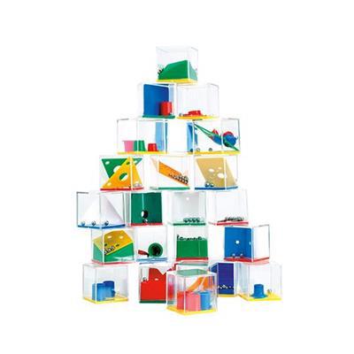 Jeux d´adresse cubique en plastique Carlos Naturel