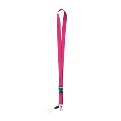 OBG.PUB - Tour de cou en polyester avec mousqueton Dudle Rose Tour de cou en polyester avec mousqueton Dudle Rose