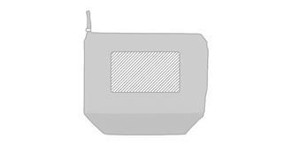 Trousse en coton 100 % biodégradable Lerdis - Marquage Recto