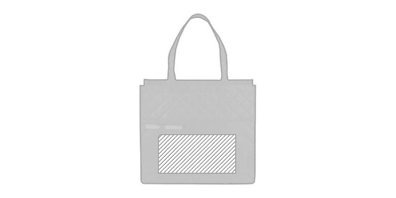 OBG.PUB - Sac Shopping matelassé AA design élégant Saky - Marquage Recto Sac Shopping matelassé AA design élégant Saky - Marquage Recto