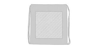 Sac à Dos en matière 100 % coton recycler Tiaras - Marquage Recto