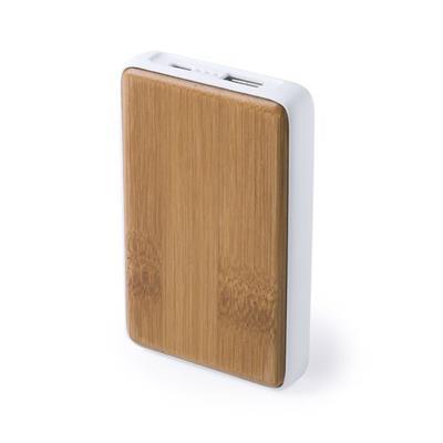 Power bank de 4 000 mAh en bambou Harmel