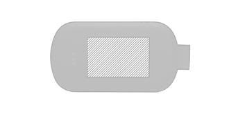 Power Bank 2 500 mAh en plastique recyclé Sum - Marquage Recto