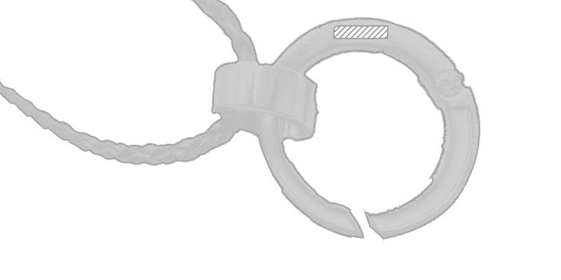 OBG.PUB - Pendentif en matière similicuir Telmot - Marquage Recto Pendentif en matière similicuir Telmot - Marquage Recto