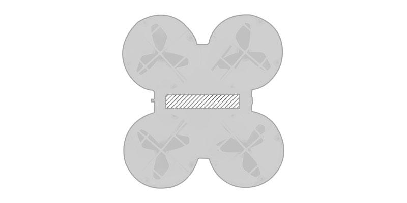 OBG.PUB - Drone en Abs taille compacte Roxmats - Marquage Recto Drone en Abs taille compacte Roxmats - Marquage Recto