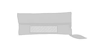 Trousse en coton écologique Coiset - Marquage Recto