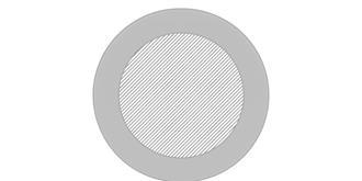 Chargeur sans fil circulaire élégant Brisd - Marquage Recto