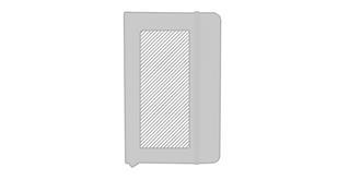 Carnet de notes A6 avec couvertures souples Bosck - Marquage Recto