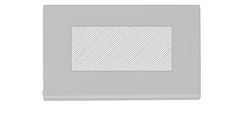 Batterie de secours en aluminium 4000 mAh Peps - Marquage Verso