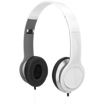 Casque pliable pour écouter de la musique Cheas Blanc