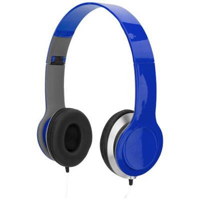 Casque pliable pour écouter de la musique Cheas Bleu