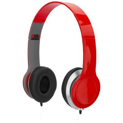 Casque pliable pour écouter de la musique Cheas Rouge