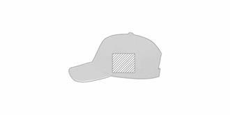 Casquette coton 6 fermeture velcro Thenardier - Impression Gauche