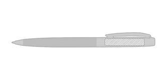 Stylo bille en métal au style exclusif Cepheusy - Marquage sur le clip