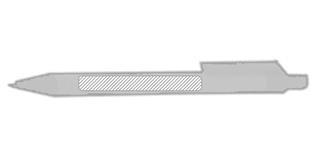 Porte-documents en carton recyclé rigide Blousar - Marquage Recto