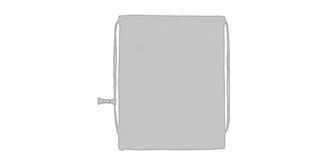 Sac à dos à cordelettes en polyester 190T Temnely - Impression Gauche