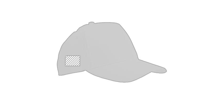 OBG.PUB - Casquette coton naturel Cosette - Impression Gauche Casquette coton naturel Cosette - Impression Gauche