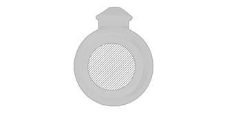 Stylo roller en laiton avec plume en acier Imar - Impression Haut