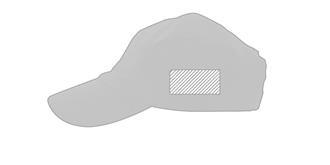 Casquette en nylon softcool extreme Fandor - Impression Gauche