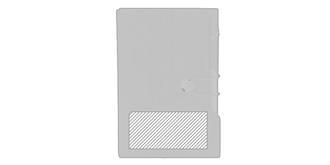 Bloc-notes adhésives avec stylo recyclé Rasora - Impression Bas