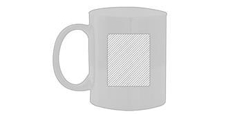 Tasse en céramique de capacité 350 ml Grasye - Marquage Recto