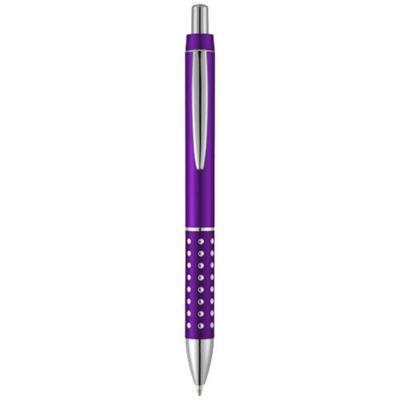 Stylo à bille attrayant en aluminium Blinged Violet
