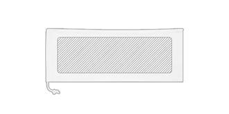 Sac à pain en coton Panos - Marquage Verso