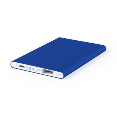 Power Bank de 2200 mAh en aluminium Testant Bleu
